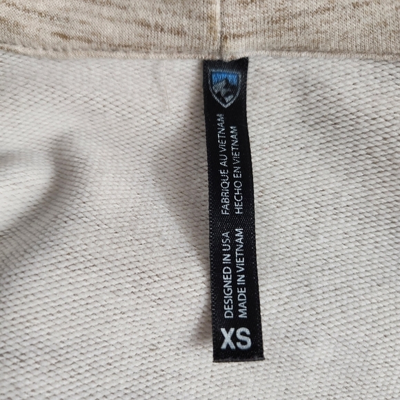 Kuhl women's open front cardigan size xsmall heathered cream - Picture 8 of 10